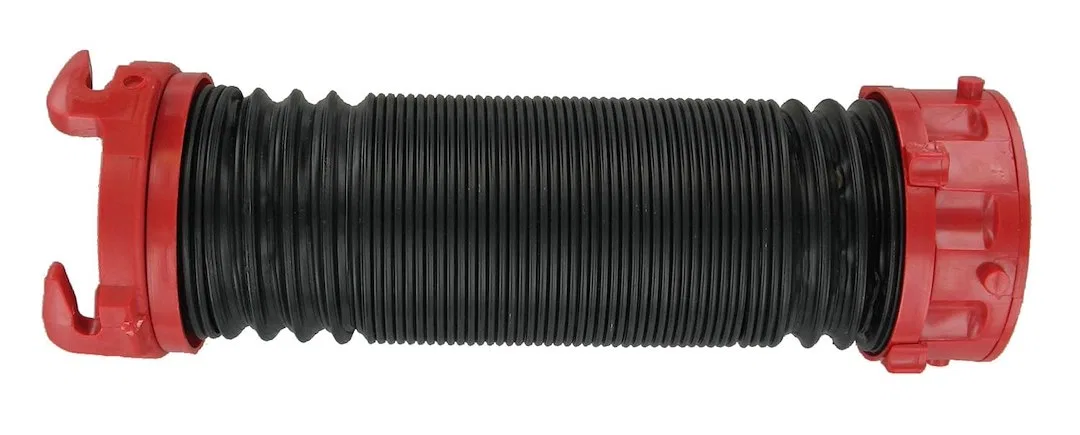 D04-0202 – VALTERRA LLC Sewer Hose, 2 Foot Extended Length 3 Inch Diameter 23 Mil Poly Construction UV Protection Bla...